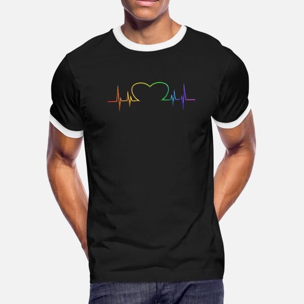 

3d lgbt gay pride лесбийской поддержка прав толерантности тенниска мужчины персонализированный хлопок круглый воротник семья фитнес вскользь