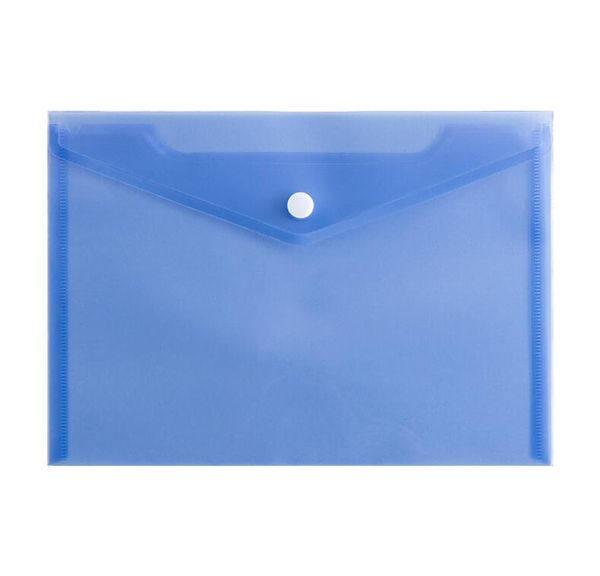 arquivo A4 saco de armazenamento arquivos de documentos Sacos com botão snap transparentes Envelopes arquivamento papel pastas de arquivo do Office Estudante de plástico