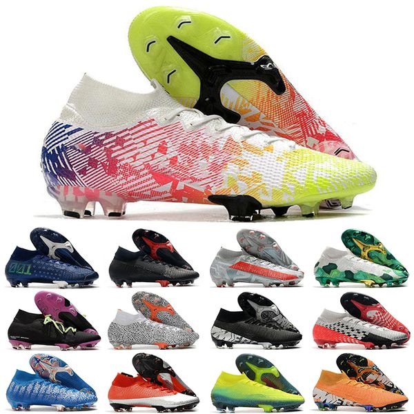 

mercurial superfly cr7 vii 7 elite 360 mens soccer shoes mbappe bondy new lights future lab fg high ankle soccer cleats football boots