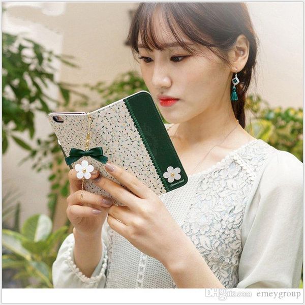 

leather flip wallet case for iphone 11 pro x xr xs max 6s 7 8plus 3d flowers women cover for samsung s10 s9 s8 plus note 8 9