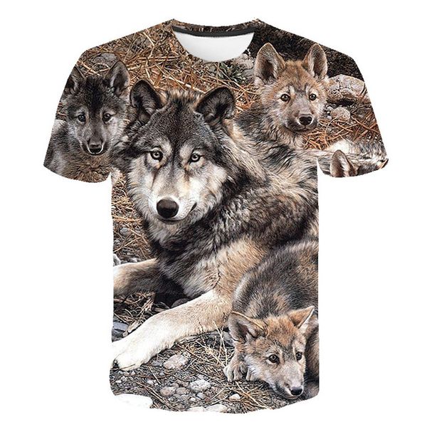 

tiger 3d wolf male 3d print shirts aesthetic funny humor men clothing