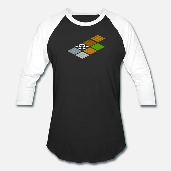 

isometric floor tile t shirt men printed tee shirt s-xxxl trend anti-wrinkle casual spring standard shirt