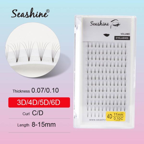 

seashine eyelash extensions individual eyelash lashes premade fans for russian volume extensions