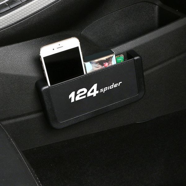

car organizer box for 124 spider car storage bag pu leather stowing tidying boxes interior accessories