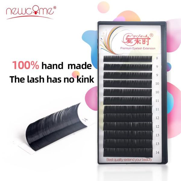 

false eyelashes come eyelash extension individual cilios natural soft silk volume fake mink professional grafting makeup tool