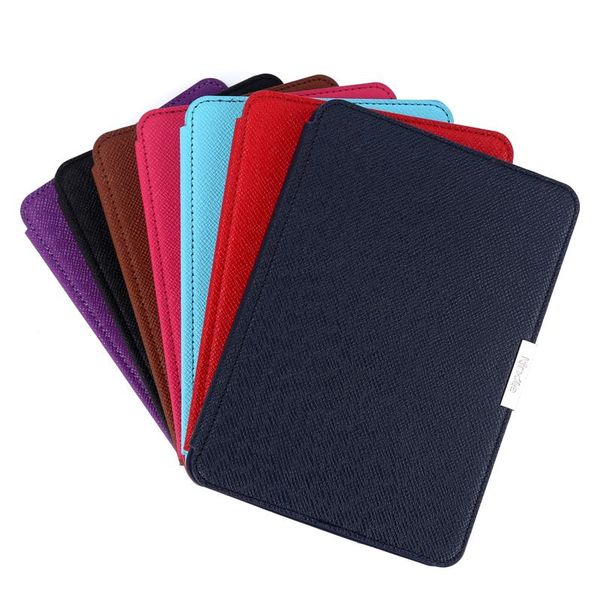 

cgjxssmart magnet pu leather book case cover for amazon kindle paperwhite 1 2 3 6 6th 6 generation funda cases for kindle paperwhite t190711