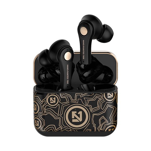 

ts100 tws bluetooth earphone in-ear headset wireless stereo headphone stereo very good sound effects factory new product with charger box