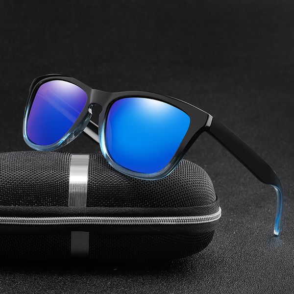 

brand design polarized sunglasses classic men driving sun glasses vintage coating sunglass uv400 shades gafas de sol hombre, White;black
