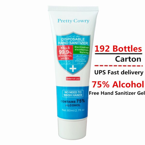 

192pcs 80ml wholesale lots hand sanitizer colorx wipes 75% a alcohol hand sanitize bulk lysol spray disinfectant gel pump protective, Blue