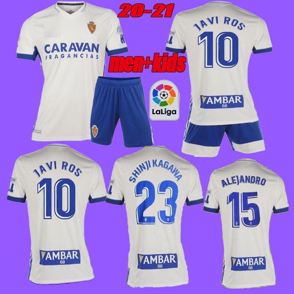 

thailand 2020 real zaragoza shinji kagawa soccer jersey 20 21 home zapater vazquez pombo camiseta de futbol men kids football shirts, Black;yellow