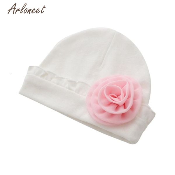 

2 colors lovely fashion newborn baby girls infant toddler flower cotton soft hat cap drop shipped st25 deals, Yellow