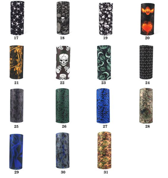 

skull print scarf cosplay gothic funny outdoor bandana print hiking scarves anime mouth protection bandanas buffe cute face mask masque dhl, Black;white