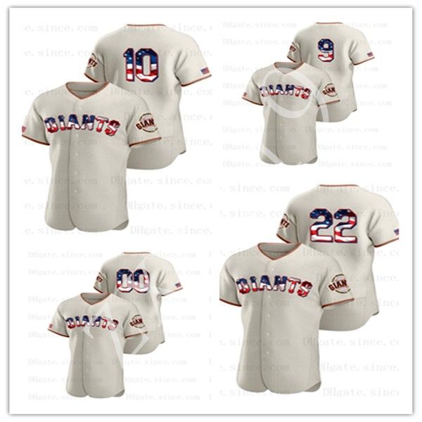 

giants 2020 stars & stripes giant buster posey baseball jersey brandon crawford custom name kevin pillar yastrzemski longoria belt, Blue;black