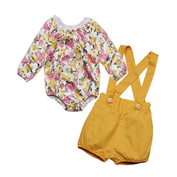 

lovely toddler kids baby girls outfits clothes lace floral romper +shorts pants set fashion cute bebe dress july 27, White