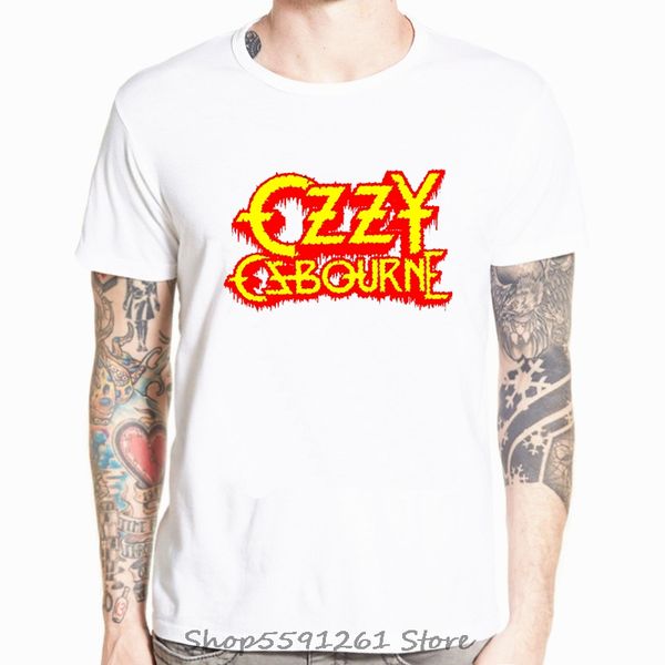 

ozzy osbourne 'vintage logo' t-shirt мода лето paried футболки top tee men t shirt great quality funny man streetwear