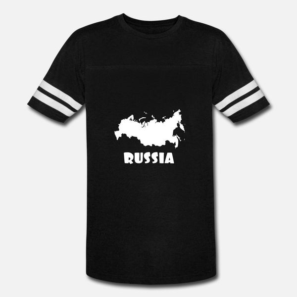 

russia map t shirt men print short sleeve round collar costume anti-wrinkle authentic spring autumn letters shirt