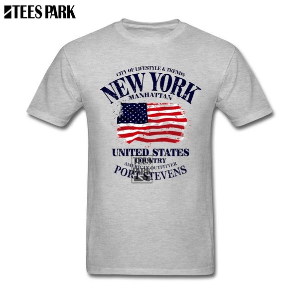 

funny t shirts new york manhattan usa flag cool t shirts youth round collar short sleeve tee leisure man t shirt uniforms