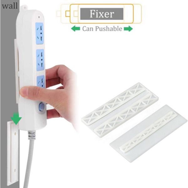 

punch plug sticker holder wall fixer power strip holders storage sockets wall holder shelf stand holder plug hook dhl
