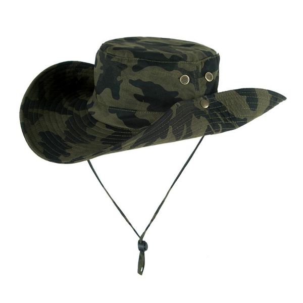 

men women accessories summer sun hat foldable casual wide brim climbing beach outdoor adjustable camouflage pattern hiking, Blue;gray