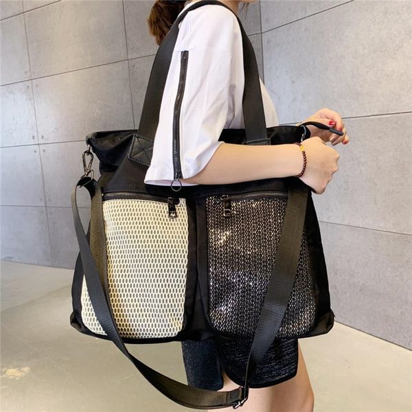 

2020 new shoulder bag mesh bag casual big messenger women