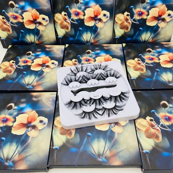 

handmade thick fake lashes 5 pairs set with tweezer 25mm long false eyelashes extensions 8 models available vivid lashes eye makeup dhl