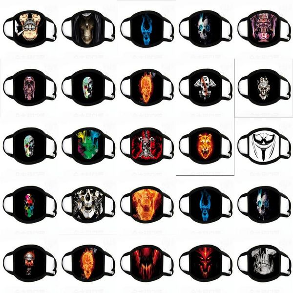 

funny face masks tapabocas designer face masks costumes for halloween cosplay, Black