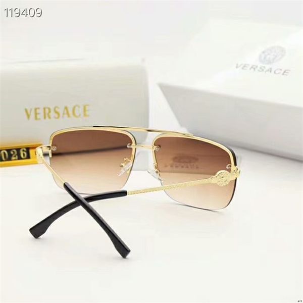 

brand design 2020 sells half-frame sunglasses for men and women's sunglasses outdoor driving glasses uv400 glasses drop shipping white, White;black