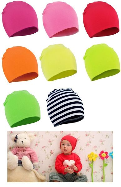 

spring new baby sale boy girl kids toddler infant colorful cotton soft cute hats cap beanie