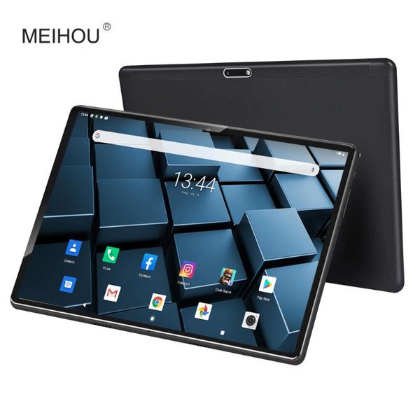 

tablet pc version 10 inch quad core android 9.0 google play wifi bluetooth gps phone call 2.5d tempered glass hd screen