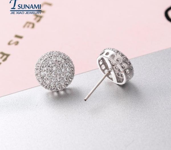 

роскошная круглой миниатюрных цирконы серьга дизайн модных ювелирные изделия циркон серьга для женщин / girls16, Golden;silver