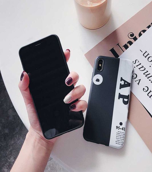 

fashion iphone case 11pro max/11/ 11p/xs max 7p/8p 7/8 xr x/xs simplel elements casual tpu designers phone case 2 style available
