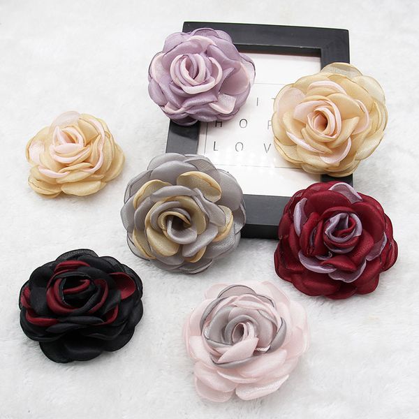 

savica 5pcs 7cm roses artificial flowers head for wedding headdress home decor diy scrapbooking crafts flores accessories lx609