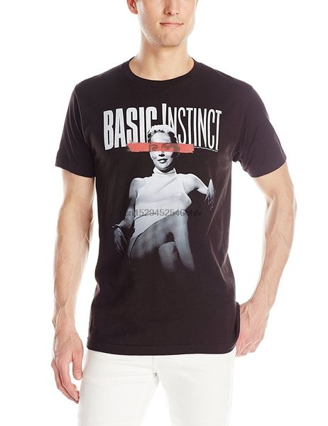 

men's basic instinct sharon stone minimal image t-shirt fashion cotton t shirts
