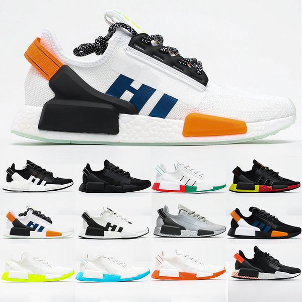 

nmd running shoes for men women mens trainers black white red yellow og mens sport shoe sneakers size 36-45 ing