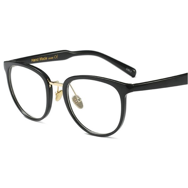 

mincl/ fashion new women eyeglasses frames classic brand designer luxury cat glasses frames trendy lunettes vintage fml, Black