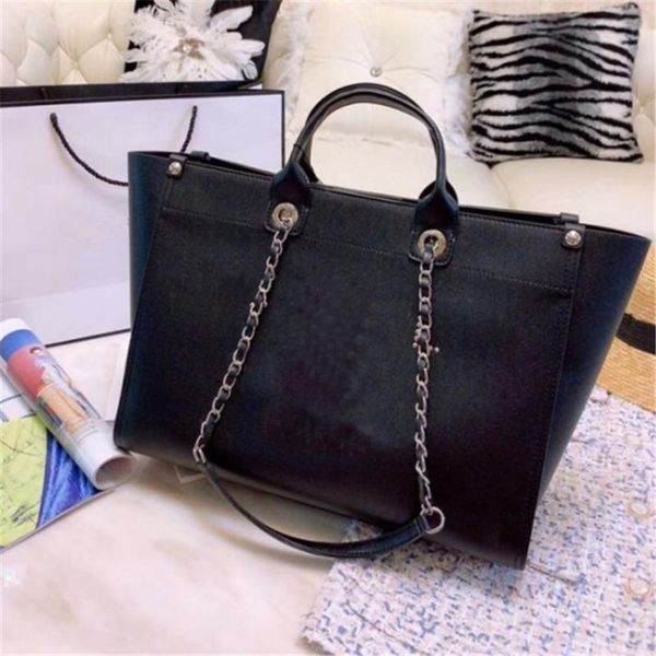

designer-fashion womens brand designer handbags casual tote brand shopping luxury handbags with chain shoulder bag classic black