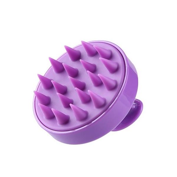 

spa head shower shampoo massage silicone comb slimming bath scalp brush body hair washing comb massage brush brush rlagp hairclippersstore, Silver