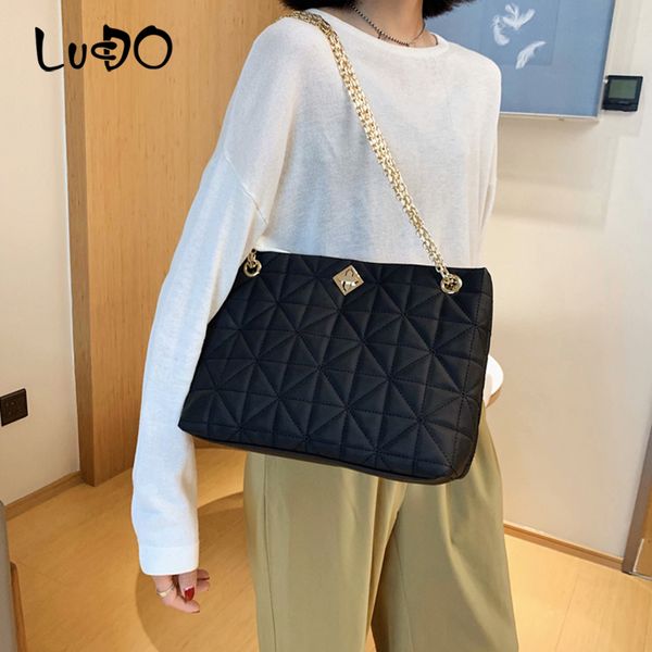 

lattice chain tote bag crossbody bags for women shoulder bag luxury handbags women bags designer chain purse sac a main femme