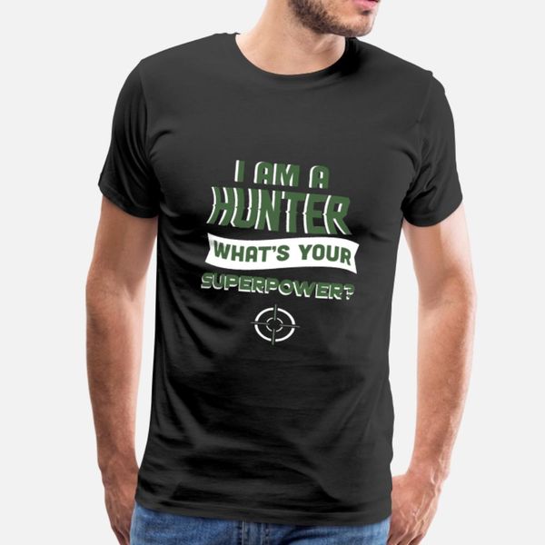 

i am a hunter t shirt men printing tee shirt plus size 3xl novelty graphic fashion summer outfit shirt