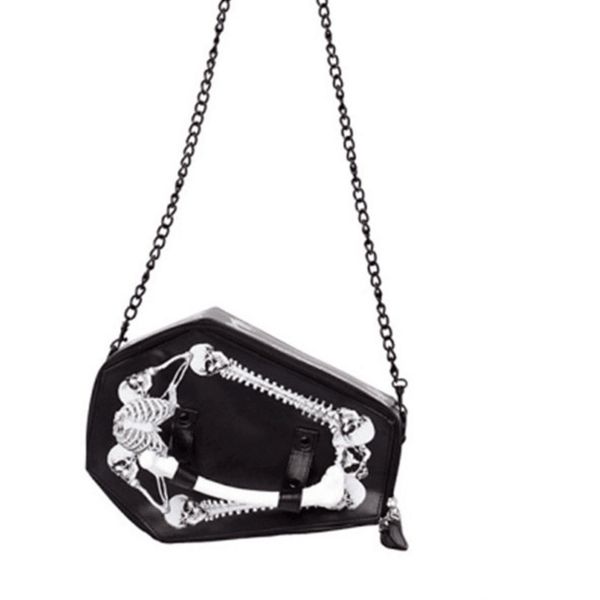 

jierotyx череп летучих дизайн женских сумок сумка crossbody сумка девушка плечо сумка женщина black punk gothic drop корабли mx200817