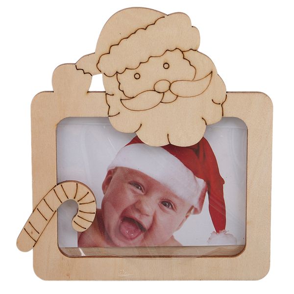

frames 1pc christmas decor mini wooden po frame decoration cute ornament for kids home table