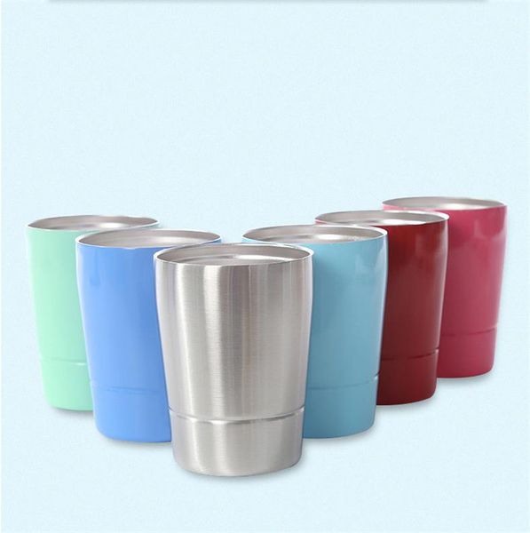 

12oz 9 styles wine tumbler double wall stainless steel insulated coffee cup creative milk cups porable travel mug
