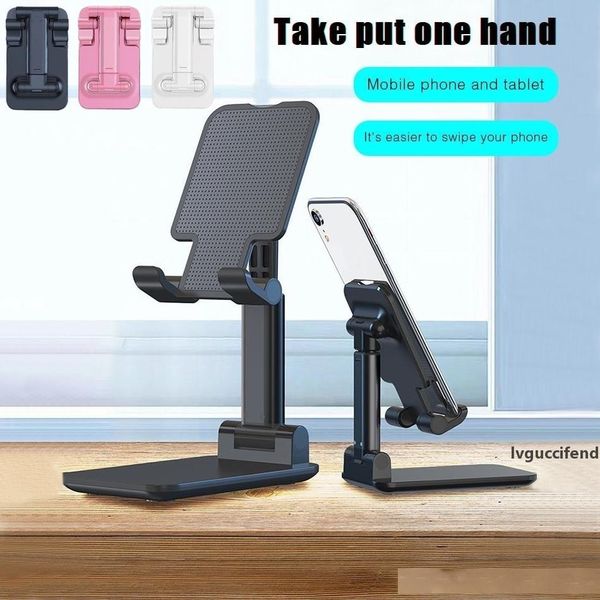 

foldable alloy metal phone holder bracket mobile adjustable flexible desk stand compatiable for smartphone iphone samsung tablet pc mq20