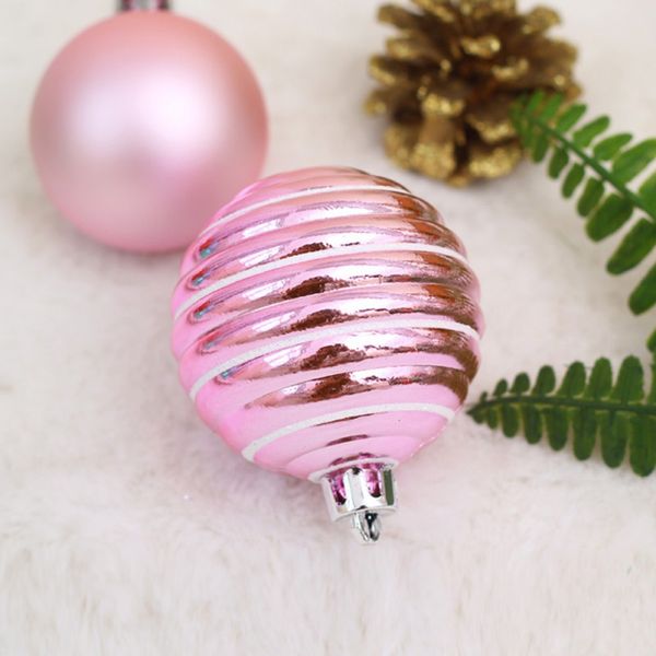 

50pcs/set colorful plastic christmas decoration ball with lanyard christmas tree decoration ball festival party supplies