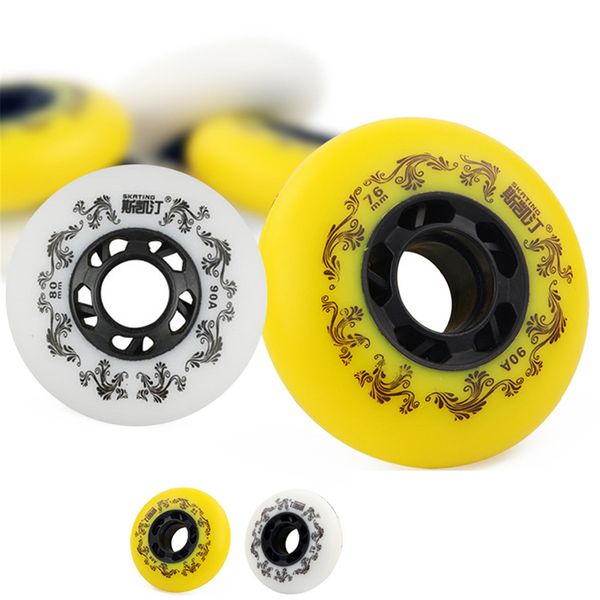 

skateboarding japy skate 90a inline skates wheels slalom braking roller for street sliding skating patins shoes wheel