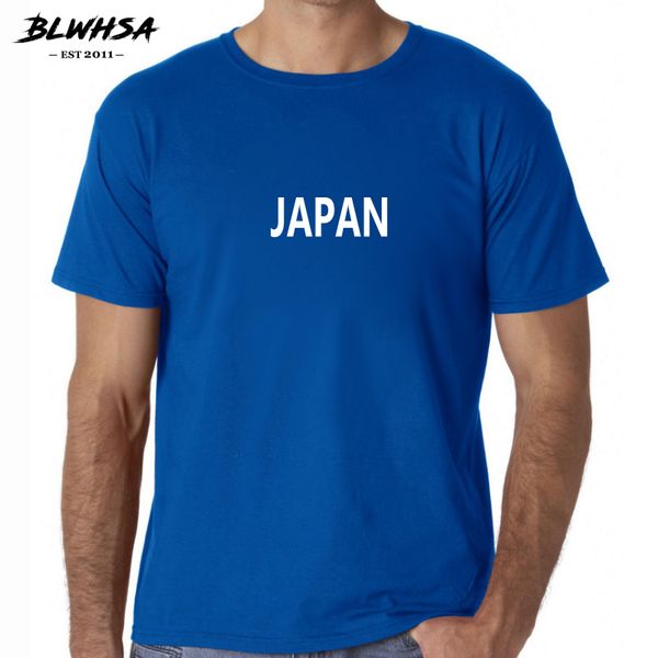 

blwhsa нового japan футболка мужчина летняя мода с коротким рукавом 100% хлопок футболка забавного японский cheer топы тиса