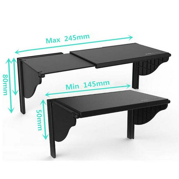 

gps car navigator sun shade 6"-10" universal abs black accessories adjustable