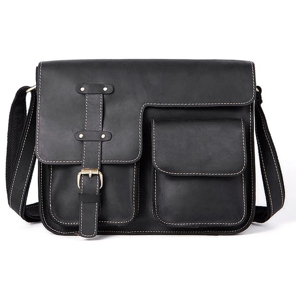 

mva messenger bag men's shoulder bag men's crazy horse vintage messenger tote 1050