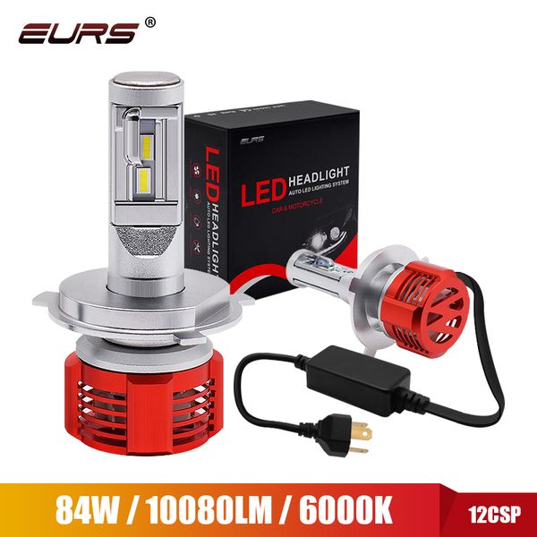 

eurs m6 new 360-degree rotation adjustable car headlight 84w h1 h4 led h7 led h11 csp bulb light for motorcycle light & fog lamp