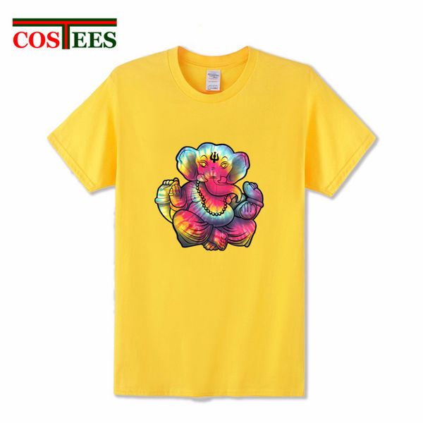 

nerd parody hindu elephant god t shirt men short sleeve o-neck india galaxy ganesha t-shirt funny shiva the god hipster &tee